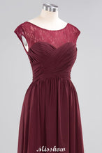 Cap Sleeves Aline Evening Maxi Dress Chiffon Tulle Wedding Party Dress