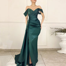 Charming Long Satin Sweetheart Portrait Prom Dresses With Ruched