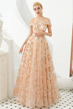 Charming Off Shoulder Aline Princess Dress Tulle Swing Evening Party Dress Quincenera Dress