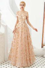 Charming Off Shoulder Aline Princess Dress Tulle Swing Evening Party Dress Quincenera Dress