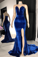 Charming Sleeveless Sweetheart Split Front Long Mermaid Prom Dress