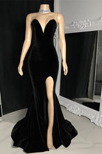 Charming Sleeveless Sweetheart Split Front Long Mermaid Prom Dress