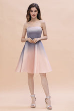 Charming Sweetheart Gradient aline Short Homecoming Dress