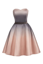 Charming Sweetheart Gradient aline Short Homecoming Dress