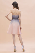 Charming Sweetheart Gradient aline Short Homecoming Dress