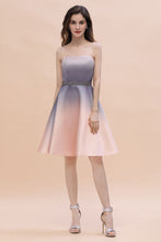 Charming Sweetheart Gradient aline Short Homecoming Dress
