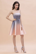 Charming Sweetheart Gradient aline Short Homecoming Dress