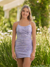 Sheath Scoop Neck Appliqued Lace Homecoming Dress