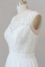 A-line Boho Straps Lace Wedding Dress