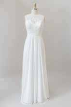 A-line Boho Straps Lace Wedding Dress