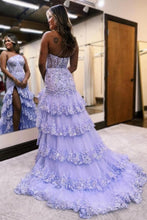 Amazing Column Satin Sleeveless Prom Dress With Ruffles Split