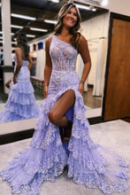 Amazing Column Satin Sleeveless Prom Dress With Ruffles Split