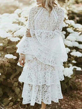 Reception Little White Dresses Boho Wedding Dresses A-Line Jewel Neck Sleeveless Ankle Length Lace Bridal Gowns With Appliques Solid Color