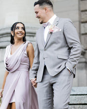 Elegant Lilac Designer A-line Split Prom Dresses