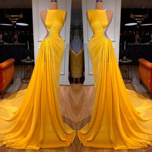 Elegant Sleeveless Long Mermaid Prom Dress With Slit