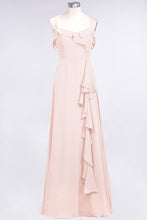 Elegant Spaghetti Aline Ruffle Simple Prom Dresses Royal Blue Evening Swing Dress