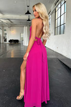 Open Back Prom Dress with Split SYP182