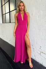 Open Back Prom Dress with Split SYP182