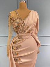 Evening Dresses Long With Sleeves Prom dresses in glitter