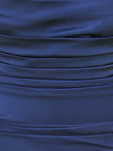 Satin Strapless Homecoming Dress with Lace and Gloves