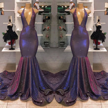 Halter Sleeveless Mermaid  Prom Dress
