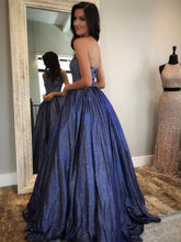 Long A-line Halter Backless Formal Graduation Prom Dresses with Pockets