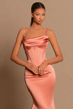 Long Mermaid Strapless Spaghetti Straps Formal Prom Dresses