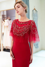 Mermaid Floor Length Crystal Beading Formal Dress