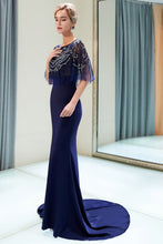 Mermaid Floor Length Crystal Beading Formal Dress