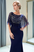 Mermaid Floor Length Crystal Beading Formal Dress