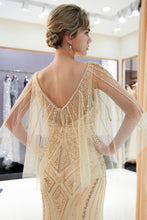 Mermaid Sweetheart Illusion Neckline Sequins Beading Evening Dresses