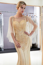 Mermaid Sweetheart Illusion Neckline Sequins Beading Evening Dresses
