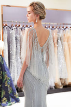 Mermaid Sweetheart Illusion Neckline Sequins Beading Evening Dresses