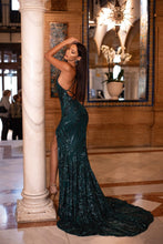 sequin mermaid dress corset prom dress with slit