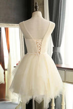 Mini Charming Tulle Short Prom Dresses Homecoming Dresses PG127