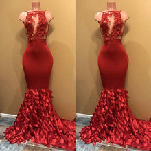 Modest Mermaid Sleeveless Prom Dress