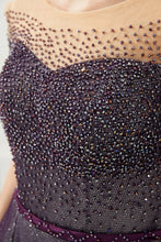 Off the Shoulder Aline Evening Swing Dress Beading sequins Lace-up Party Dress