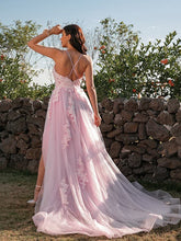 Tulle Applique Spring Prom Dress SYP19