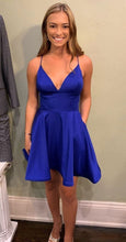 Royal Blue Homecoming Dress Winter Formal Dress Pageant Dance Dresses Back To School Party Gown Y677