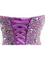 Purple Sweetheart Homecoming Dress Cocktail Dress Prom Dress PG049