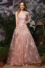 Romantic Straps Aline Evening Dress with Detachable Train Sleeveless Floor Length