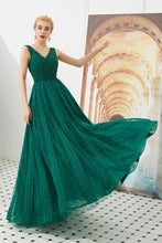 Sleeveless V-Neck aline Evening Swing Dress Backless Party Dress