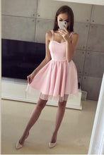 Spaghetti Strap Red Short Prom Dress Mini  Homecoming Dress PD305