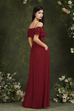 Spaghetti Strapes Off-the-shoulder Split Front Tulle Prom Dress