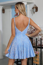 Light Blue Short Prom Dresses SYH97