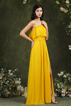 Stylish Split Front One-shoulder Tulle Aline Prom dress