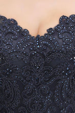 Stylish Straps Aline Beading Evening Maxi Dress Sleeveless V-Neck Wedding Guest Dress