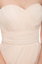 Sweetheart Strapless Ruffles Chiffon Aline Short Homecoming Dress