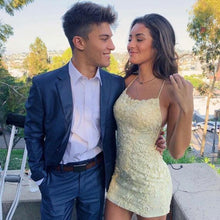 Tie Back Appliqued Sheath Pink Short Prom Dress Homecoming Dress PD327