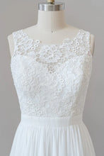 A-line Boho Straps Lace Wedding Dress